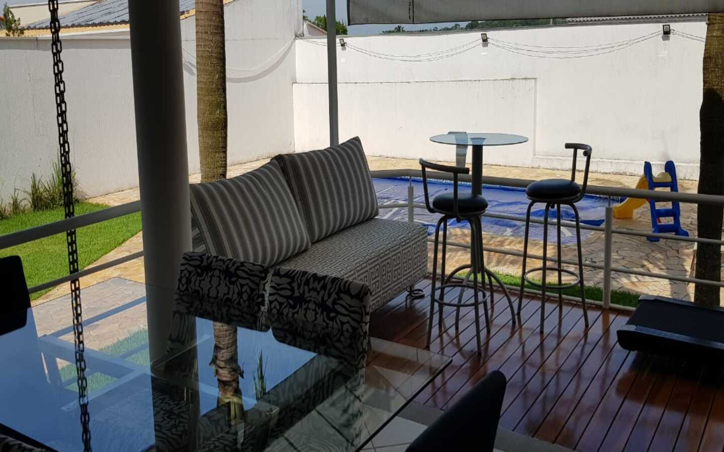 Área gourmet da casa a venda no Condomínio Haras Bela Vista Vargem Grande Paulista - SP