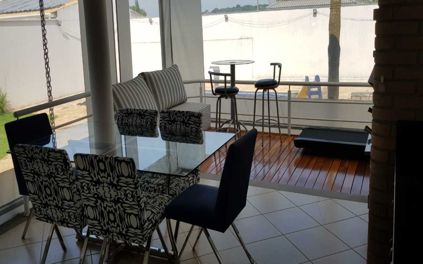 Sala de jantar da casa a venda no Condomínio Haras Bela Vista Vargem Grande Paulista - SP