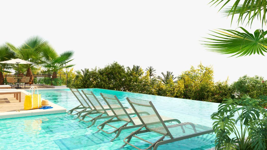 Piscina do Sindona Central Parque - Apartamentos a venda em Cotia SP
