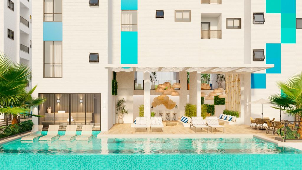 Piscina do Sindona Central Parque - Apartamentos a venda em Cotia SP