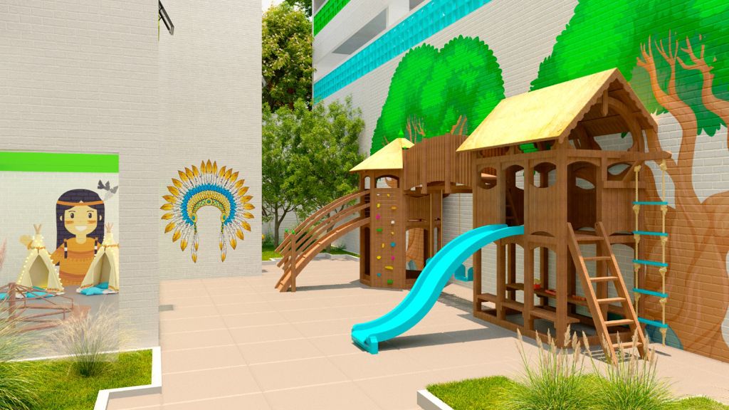 Playground do Sindona Central Parque - Apartamentos a venda em Cotia SP