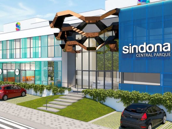 Portaria do Sindona Central Parque - Apartamentos a venda em Cotia com 2, 3 e 4 dormitórios.