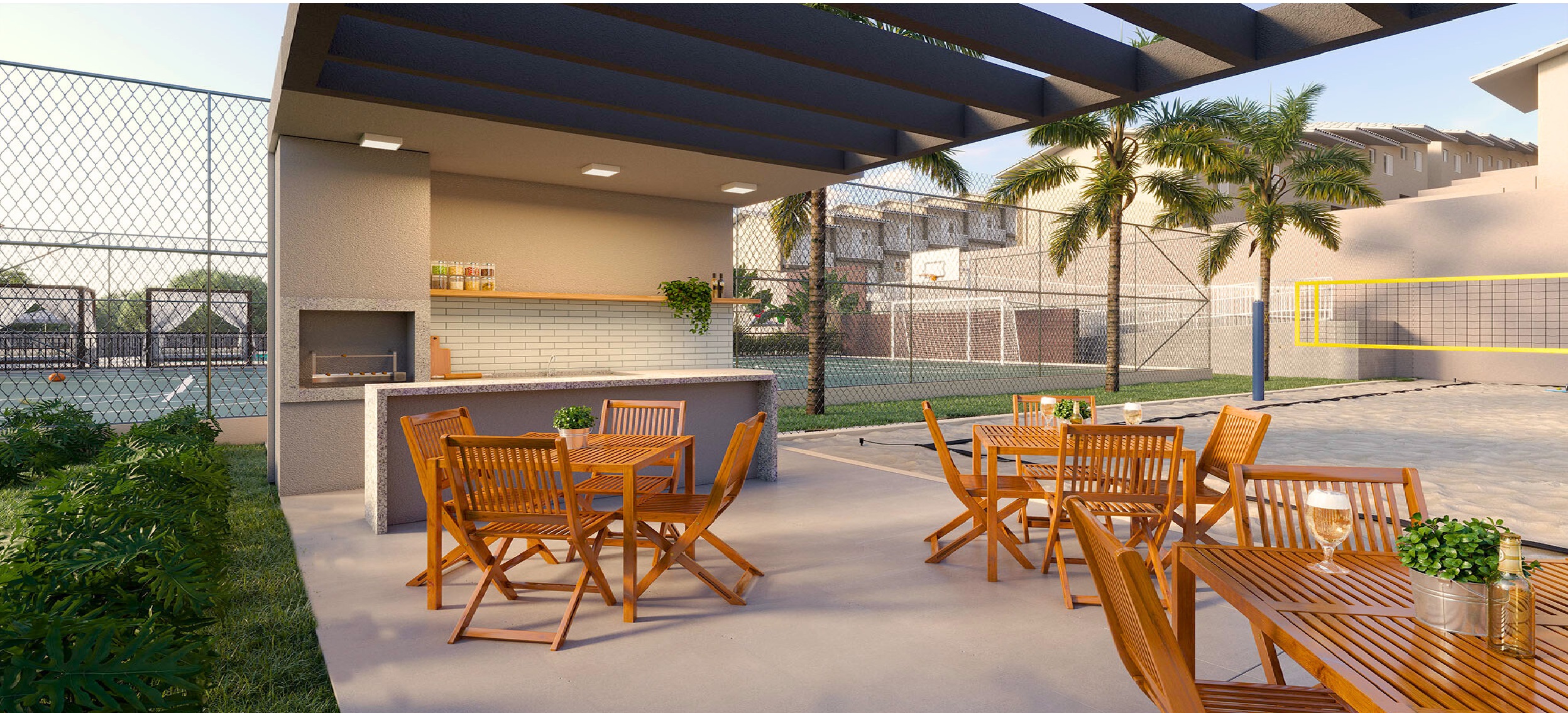 churrasqueira-condominio-clube-noronha-casas-a-venda-cotia-sp-2-dormitorios-home-office Churrasqueira do Condomínio Clube Noronha - Casas a venda em Cotia com 2 dormitórios