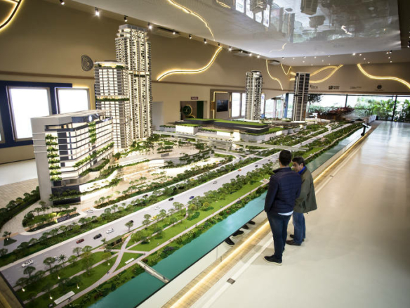 Maquete imobiliária - Imóveis na planta