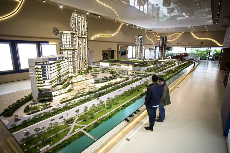 Maquete imobiliária - Imóveis na planta