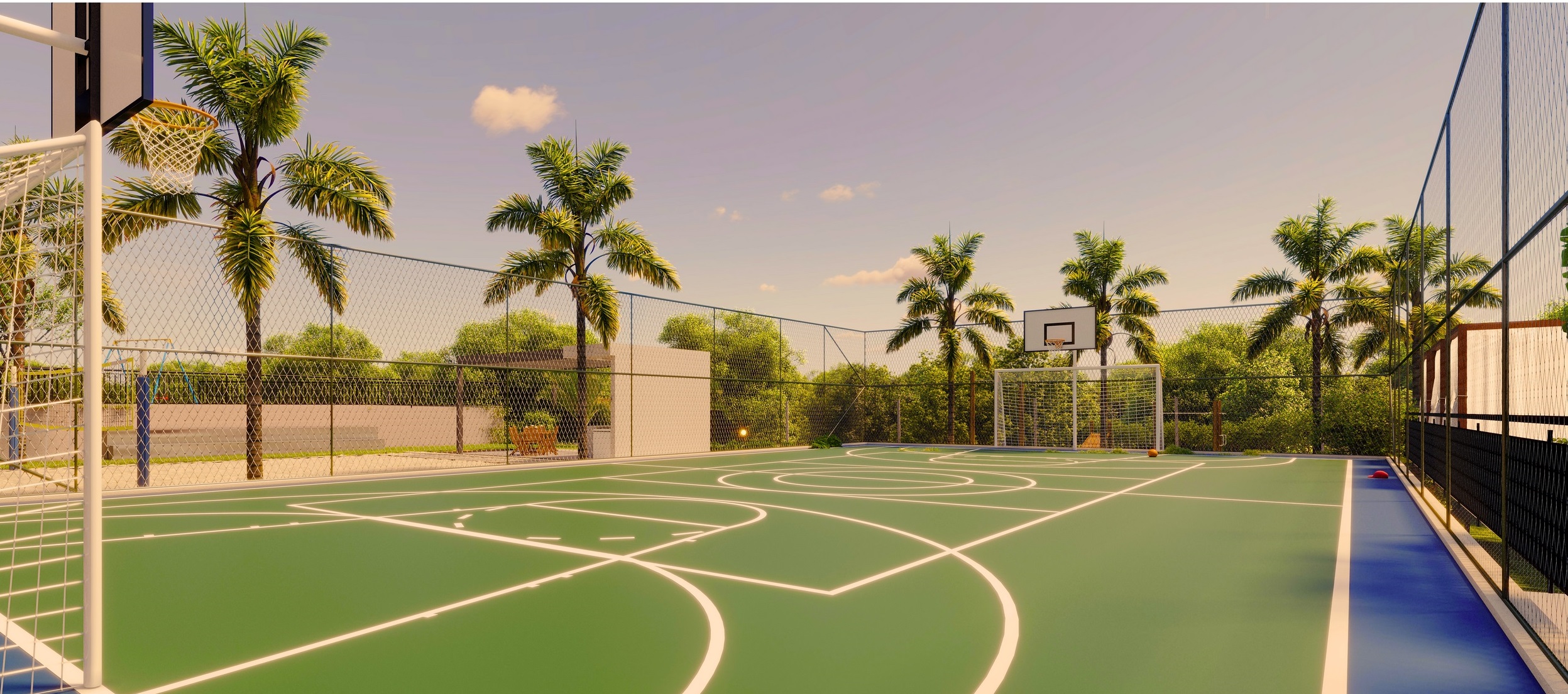 quadra-recreativa-condominio-clube-noronha-casas-a-venda-cotia-sp-2-dormitorios-home-office Quadra recreativa do Condomínio Clube Noronha - Casas a venda em Cotia com 2 dormitórios