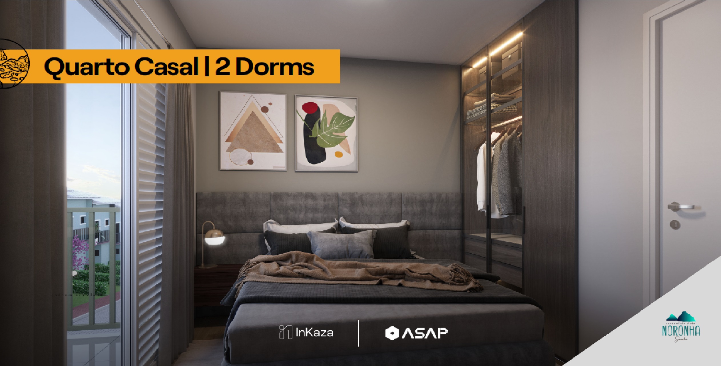 quarto-casal-2-dormitorios-condominio-clube-noronha-casas-a-venda-cotia-sp-home-office Quarto de casal do Condomínio Clube Noronha - Casas a venda em Cotia com 2 dormitórios