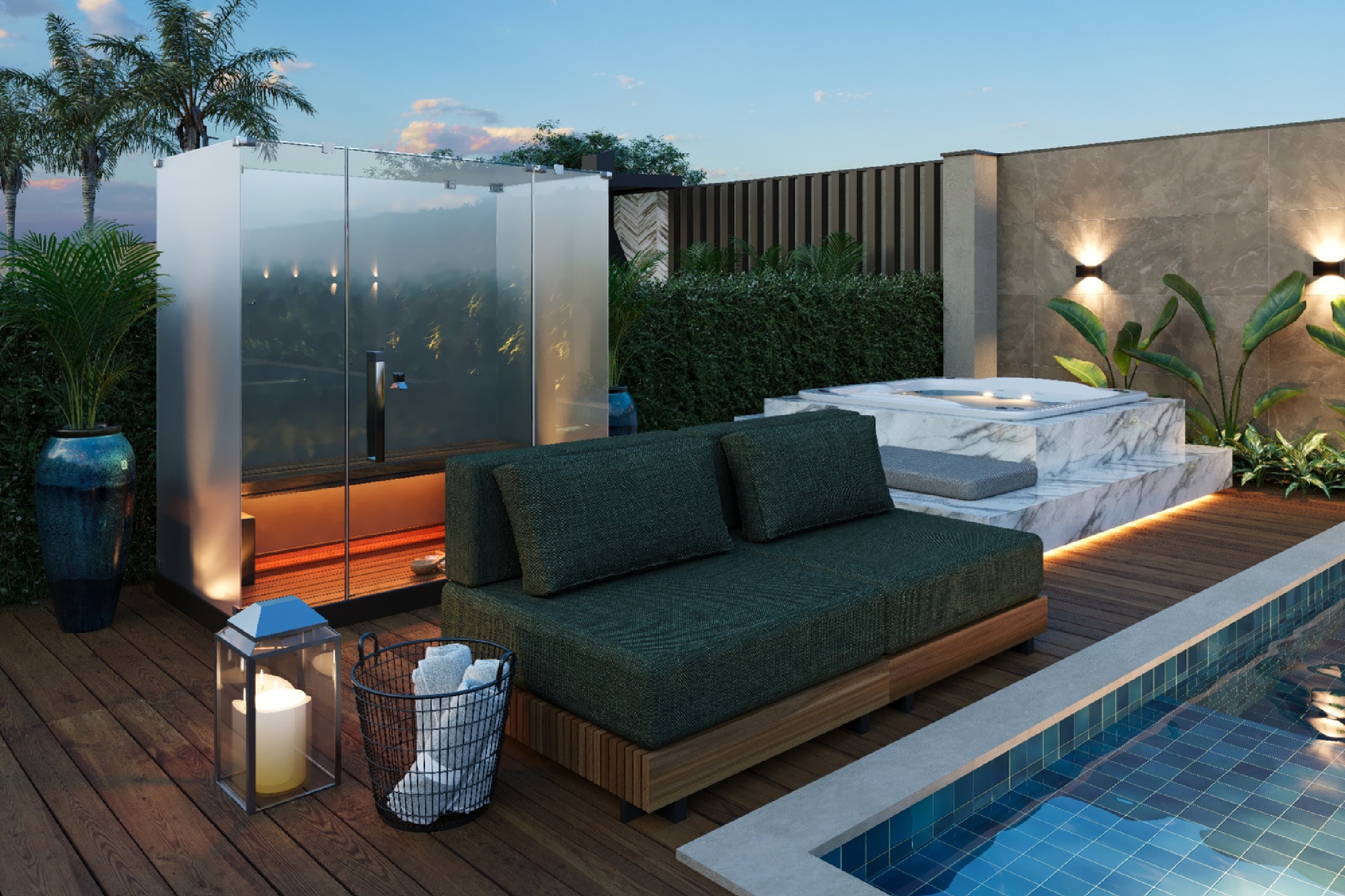 Spa do Residencial Milão casas a venda com 2 e 3 dormitórios na Granja Vianna SP