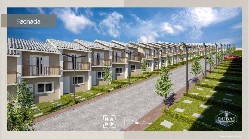 fachada-residencial-dubai-casas-a-venda-em-cotia-sp Fachada do Residencial Dubai - Casas a venda em Cotia SP