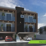 Fachada tríplex do condomínio Green Life Cotia - Casas a venda com 2 e 3 dormitórios