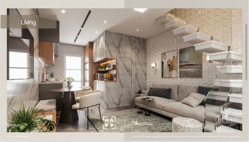 Living do Residencial Dubai - Casas a venda em Cotia SP