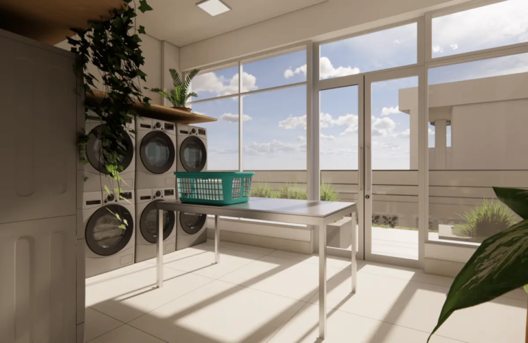 LAVANDERIA DO RESIDENCIAL SOU PLENO - APARTAMENTOS A VENDA COM 2 DORMITORIOS EM COTIA - SP