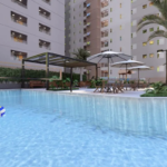 PISCINA DO RESIDENCIAL SOU PLENO - APARTAMENTOS A VENDA COM 2 DORMITORIOS EM COTIA - SP
