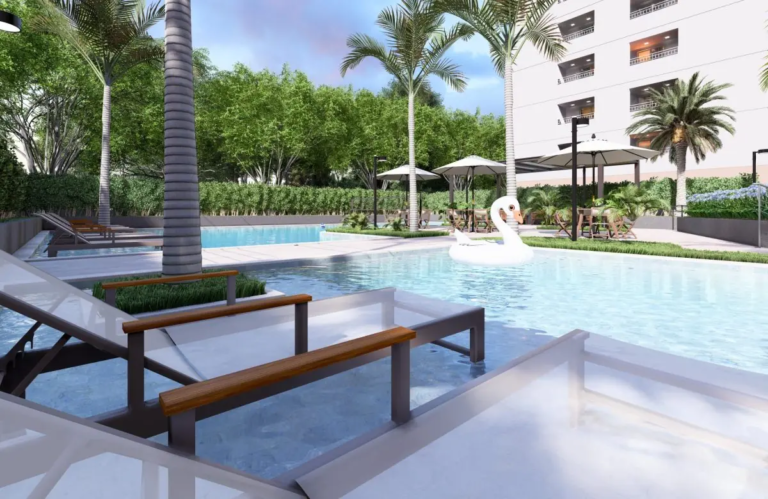 PISCINA DO RESIDENCIAL SOU PLENO - APARTAMENTOS A VENDA COM 2 DORMITORIOS EM COTIA - SP