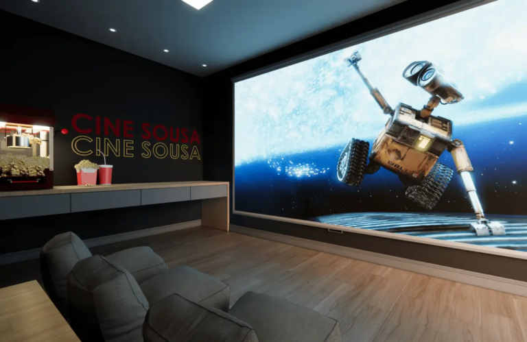 SALA DE CINEMA DO RESIDENCIAL SOU PLENO - APARTAMENTOS A VENDA COM 2 DORMITORIOS EM COTIA - SP