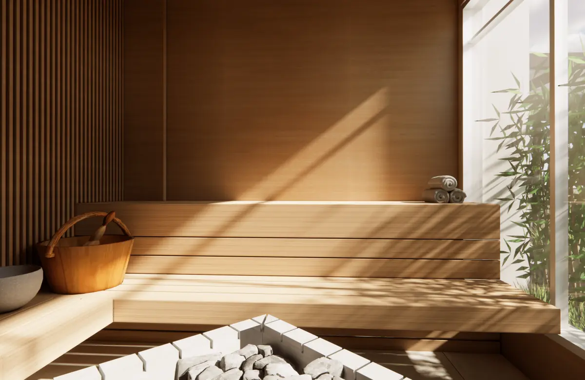 SAUNA-RESIDENCIAL-SOU-PLENO-APARTAMENTOS-A-VENDA-2-DORMITORIOS-COTIA-SP SAUNA DO RESIDENCIAL SOU PLENO - APARTAMENTOS A VENDA COM 2 DORMITORIOS EM COTIA - SP