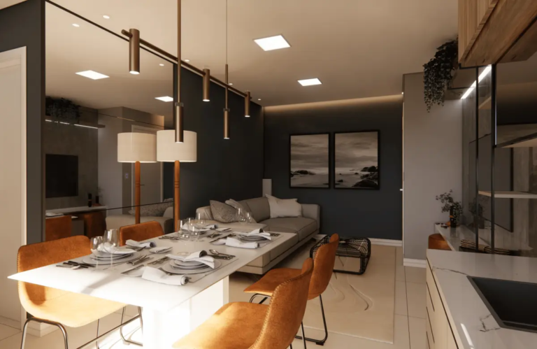 TIPO A LIVING DO RESIDENCIAL SOU PLENO - APARTAMENTOS A VENDA COM 2 DORMITORIOS EM COTIA - SP