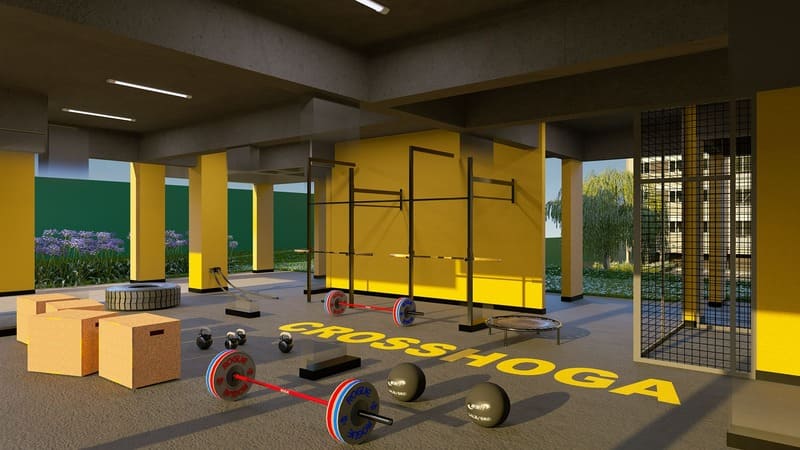 CrossFit do Condomínio -Seletto VGP-Apartamentos a venda 2 e 3 dormitórios - Vargem Grande Paulista
