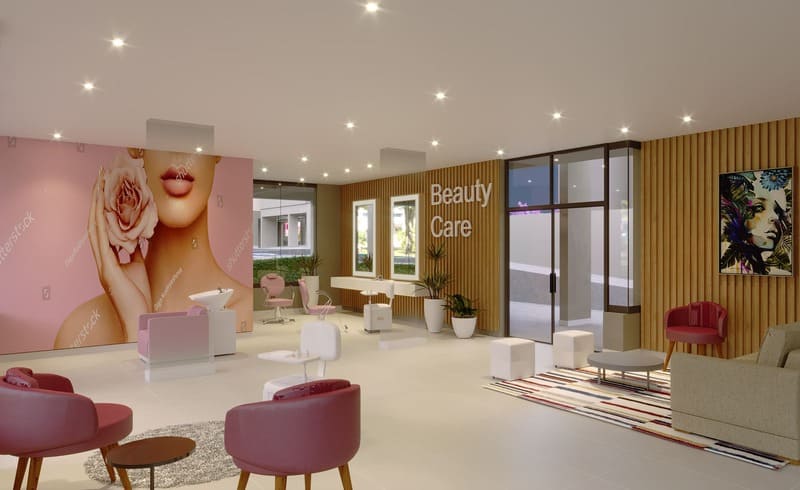 Espaço Beauty do Condomínio -Seletto VGP-Apartamentos a venda 2 e 3 dormitórios - Vargem Grande Paulista