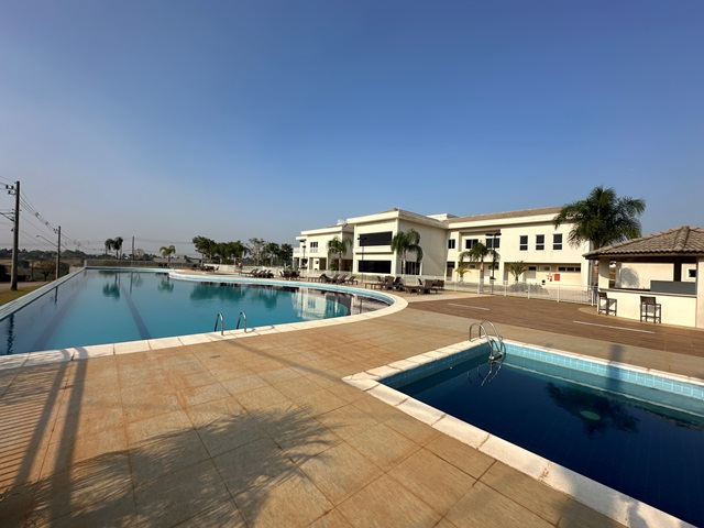 Piscina do Central Park Residence - Terrenos e casas a venda em Vargem Grande Paulista - SP