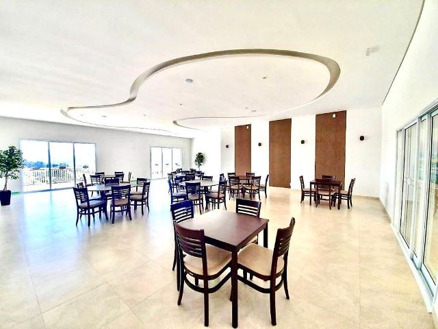 Salão de festas do Central Park Residence - Terrenos e casas a venda em Vargem Grande Paulista - SP
