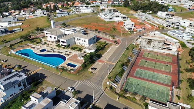 Vista aérea do Central Park Residence - Terrenos e casas a venda em Vargem Grande Paulista - SP
